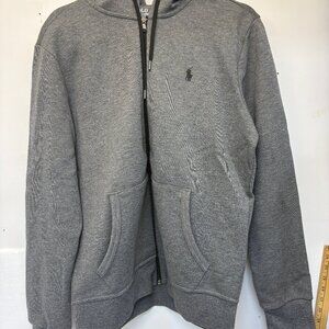 Ralph Lauren Polo Zipup Polo Hoodie Gray